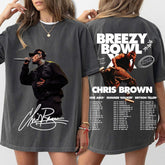 Malachitee "Breezy Bowl Chris Brown Concert 2025" Chris Brown Album 2 sides Shirt