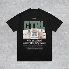 Malachitee "CTRL Graphic" SZA Tour Hip Hop Rap Tee