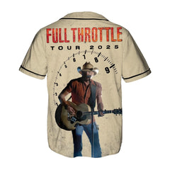Malachitee "Full Throttle Tour 2025" Jason Aldean Baseball Jerseys