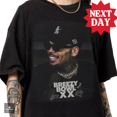 Malachitee "Breezy Bowl XX Portrait Shirt V1" Chris Brown Album Shirt