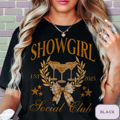 Malachitee "Showgirl Social Club Shirt" Taylor Swift T-Shirt