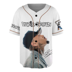 Malachitee "Breezy Bowl Tour XX 2025" Chris Brown Baseball Jerseys, Music Y2k Shirt