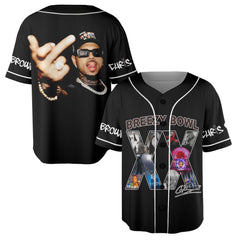 Malachitee "Breezy Bowl" Chris Brown Tour XX 2025 Baseball Jerseys