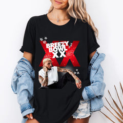 Malachitee "Breezy Bowl Red XX Concert 2025" Chris Brown Album Shirt
