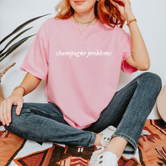 Taylor Swift - Champagner-Probleme-Shirt, Custom Lyrics Shirt, Comfort Colors T-Shirt, Geschenk für sie, Geschenk für beste Freundin, Musikliebhaber, Tour-Shirt
