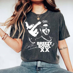 Malachitee "Breezy Bowl Graphic" Chris Brown Music Tour T-Shirt