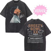 Malachitee "Breezy Bowl XX" Chris Brown Music Y2k T-Shirt