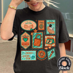 Malachitee "Showgirl Stamps" Taylor Swift T-Shirt