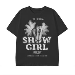 Malachitee "The Life Of A Showgirl Black & White 2" Taylor Swift T-Shirt