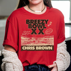 Malachitee "Breezy Bowl" Chris Brown 2 sided T-Shirt, Summer Tour Tee