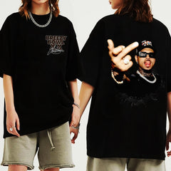 Malachitee "Middle Finger 2 sided" Breezy Bow XX Music Concert 2025 Tee