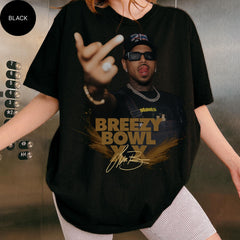 Malachitee "Breezy Bowl XX Finger Up Shirt V1" Chris Brown Album Shirt