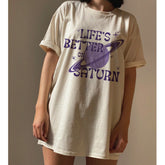 Malachitee "Life's Better On Saturn" SZA TShirt
