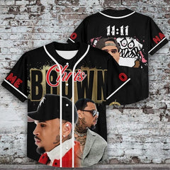 Malachitee "Breezy Bowl Xx Tour 2025" Chris Brown Custom Name Baseball Button Jerseys