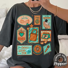 Malachitee "Showgirl Stamps" Taylor Swift T-Shirt