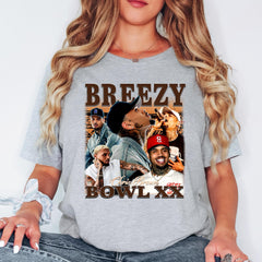 Malachitee "Breezy Bowl XX Bootleg Shirt V1" Chris Brown Album 2sided Shirt