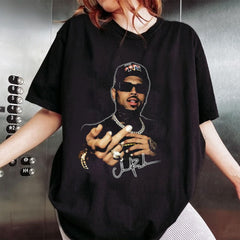 Malachitee "Middle Finger" Chris Brown Music Concert 2025 Shirt