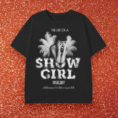 Malachitee "The Life Of A Showgirl Black & White 2" Taylor Swift T-Shirt