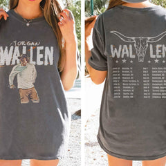 Malachitee "If I'm The Problem Country Concert" Vintage Wallen Two-sided Shirt