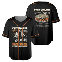 Malachitee "Big Ass Stadium Tour 2025" Post Malone Baseball Jerseys