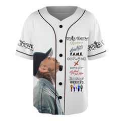 Malachitee "Breezy Bowl" Chris Brown Signature Tour XX 2025 Baseball Jerseys