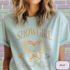 Malachitee "Showgirl Social Club Shirt" Taylor Swift T-Shirt