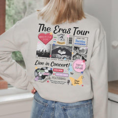 a woman standing in a kitchen with her back to the camera