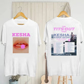 Malachitee "The Tits Out Tour" Kesha 2025 Concert Shirt, Kesha 2Sided Shirt V2