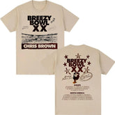 Malachitee "20 Years Of Chris Brown" Vintage Breezy Bowl XX Concert TShirt