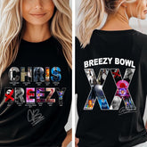 Malachitee "Breezy Bowl XX Shirts" Chris Brown Concert T-Shirt