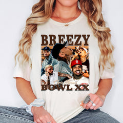 Malachitee "Breezy Bowl XX Bootleg Shirt V1" Chris Brown Album 2sided Shirt