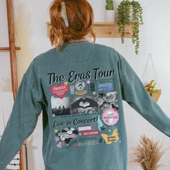 a woman with her back to the camera