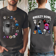 Malachitee "Breezy Bow 2 Fan Art Tour 2025" Chris Brown 2 sides Shirt