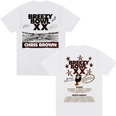 Malachitee "20 Years Of Chris Brown" Vintage Breezy Bowl XX Concert TShirt