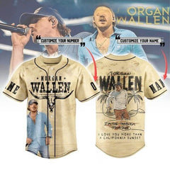 Malachitee "I'm The Problem" Morgan Wallen Tour 2025 Custom Baseball Jerseys