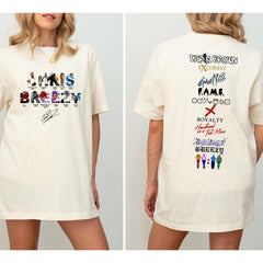 Malachitee "Deluxe 11:11 Shirt V1" Chris Brown Album 2sided Shirt