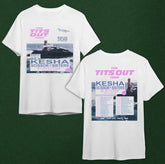 Malachitee "The Tits Out Tour" Kesha 2025 Concert Shirt, Kesha 2Sided Shirt V3
