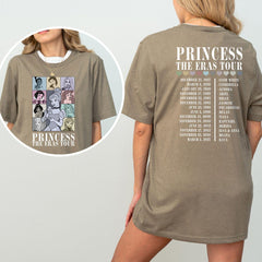 Malachitee "Disney Princess The Eras Tour" Inspired Taylor Shirt
