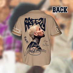 Malachitee "Breezy Bowl XX 2025" Chris Brown Custom Name Baseball Jerseys