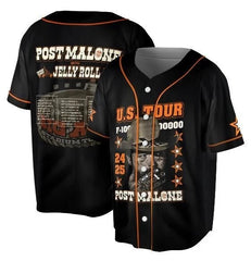 Malachitee "Post Malone 2025" Posty Funny Baseball Jerseys