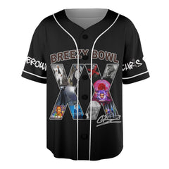 Malachitee "Breezy Bowl" Chris Brown Tour XX 2025 Baseball Jerseys