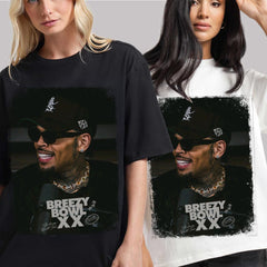 Malachitee "Breezy Bowl XX Portrait Shirt V1" Chris Brown Album Shirt