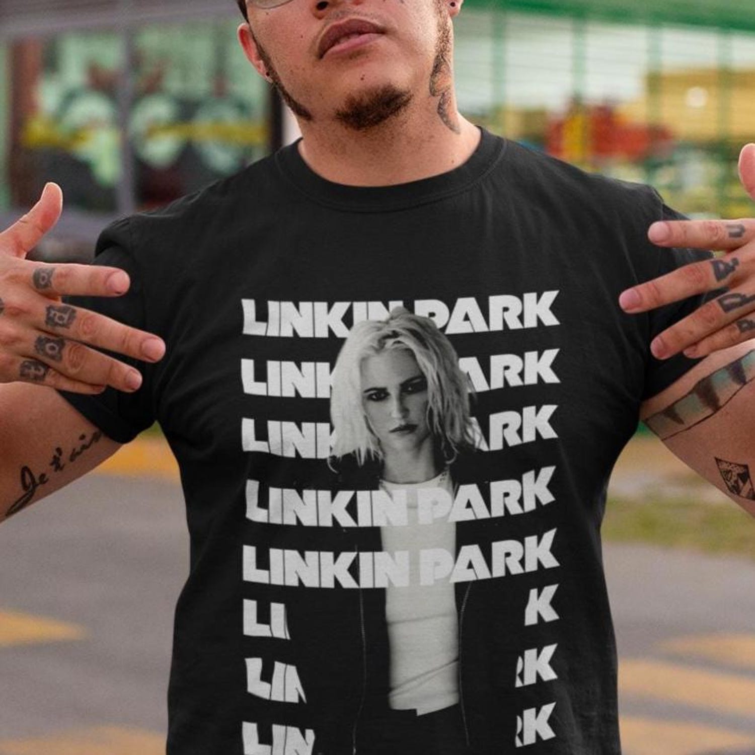 Malachitee "Emily Armstrong" Linkin Park T-Shirt Rock Band Merch