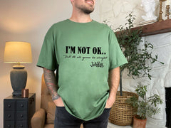 Malachitee "I'm Not OK But It's All Gonna be Alright" Post Malone Tee
