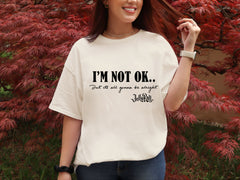 Malachitee "I'm Not OK But It's All Gonna be Alright" Post Malone Tee