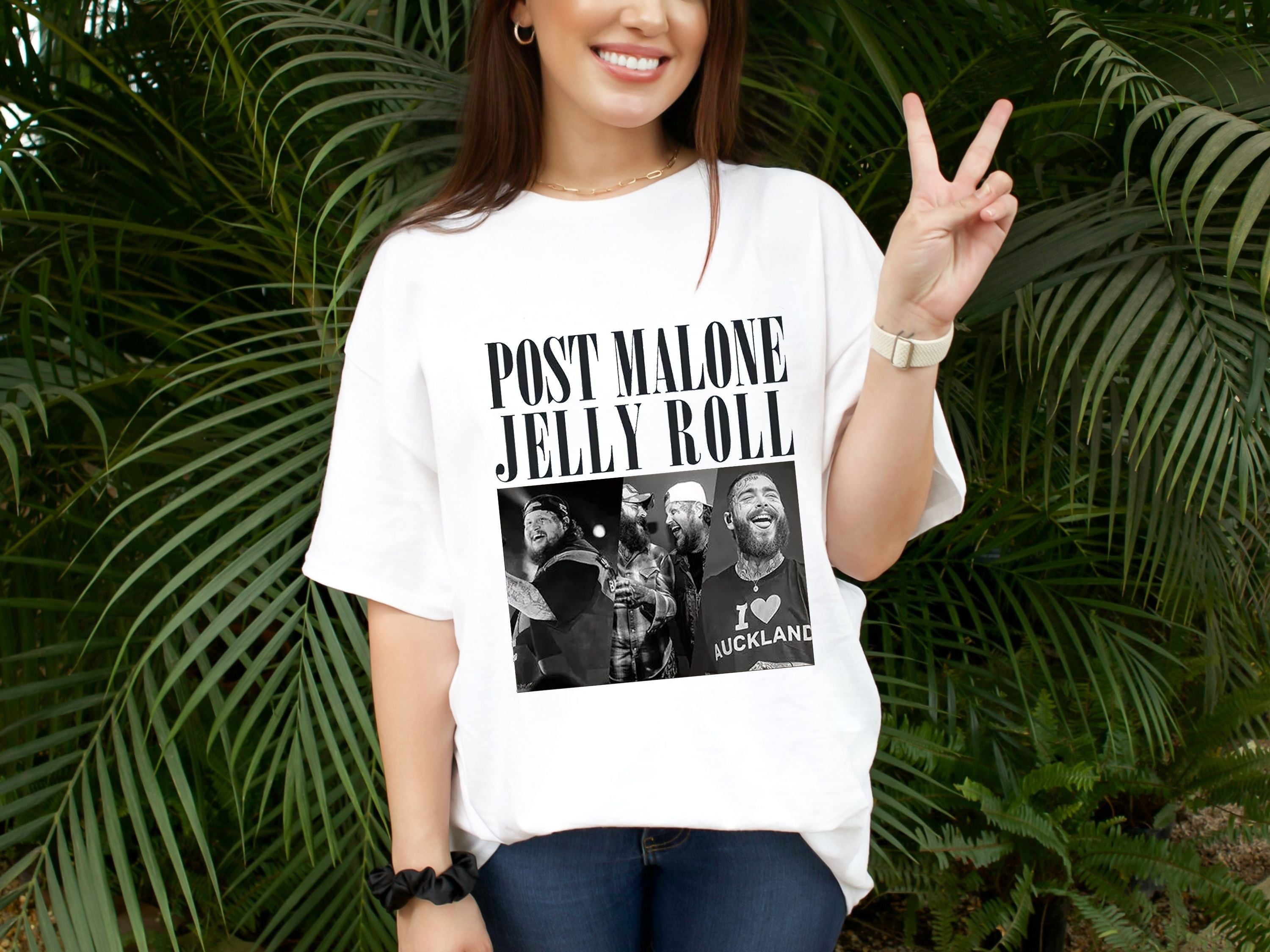 Malachitee "Post Malone vs Jelly Roll" Posty Concert Tour Shirt V2