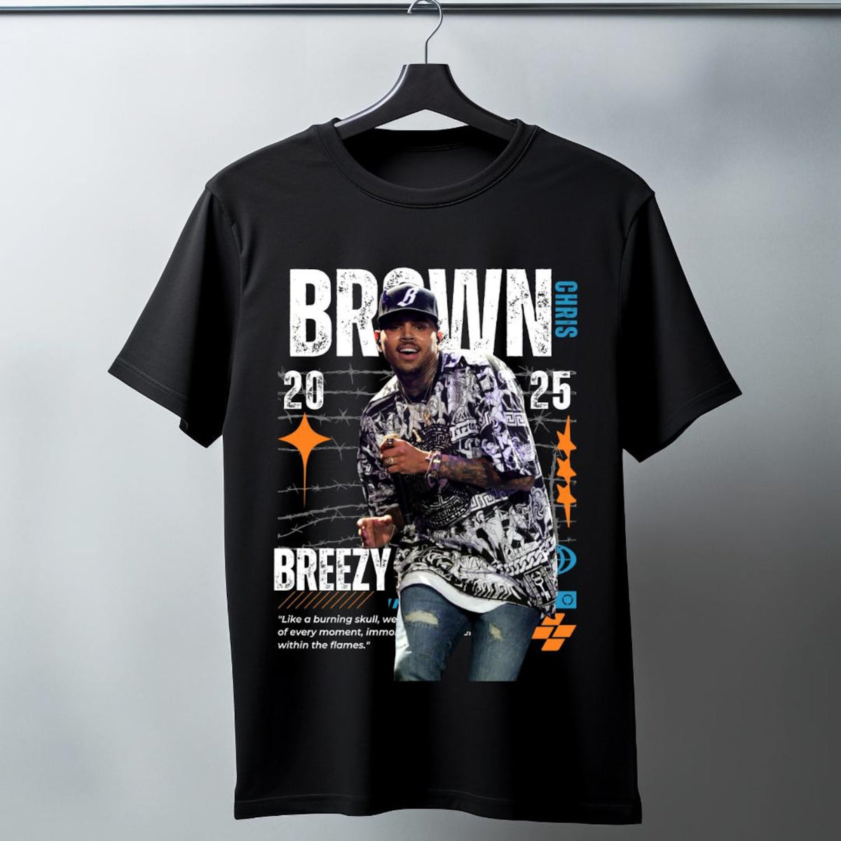 Malachitee "Breezy Bow XX" Chris Brown Music Concert 2025 Shirt
