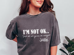 Malachitee "I'm Not Okay lyrics" Post Malone Music Tour T-Shirt V1