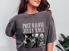 Malachitee "Post Malone vs Jelly Roll" Posty Concert Tour Shirt V1