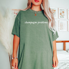 Taylor Swift - Champagner-Probleme-Shirt, Custom Lyrics Shirt, Comfort Colors T-Shirt, Geschenk für sie, Geschenk für beste Freundin, Musikliebhaber, Tour-Shirt 